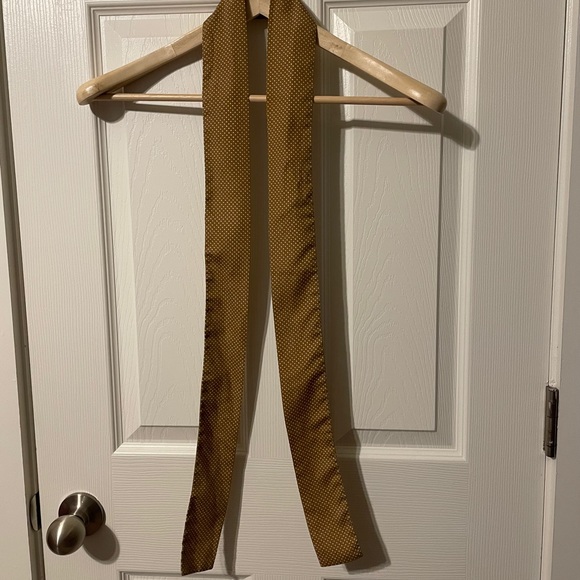 VTG Lou Ella Extendables poly blouse w/ bow sz 6/7 - Picture 6 of 12